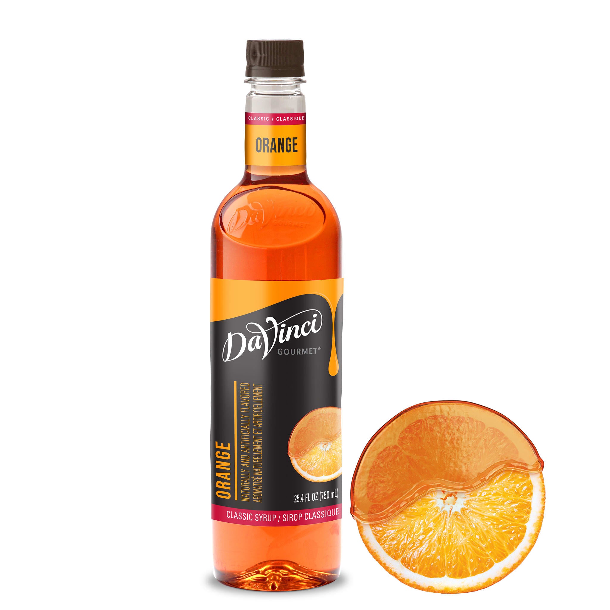 Classic Peach Syrup – 25.4 Fl Oz Bottle – Kosher – Made In USA