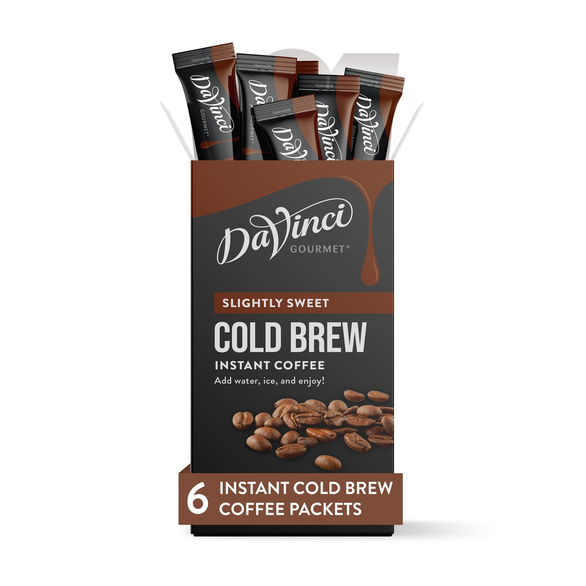 DaVinci Gourmet Slightly Sweet Cold Brew Stick Pack