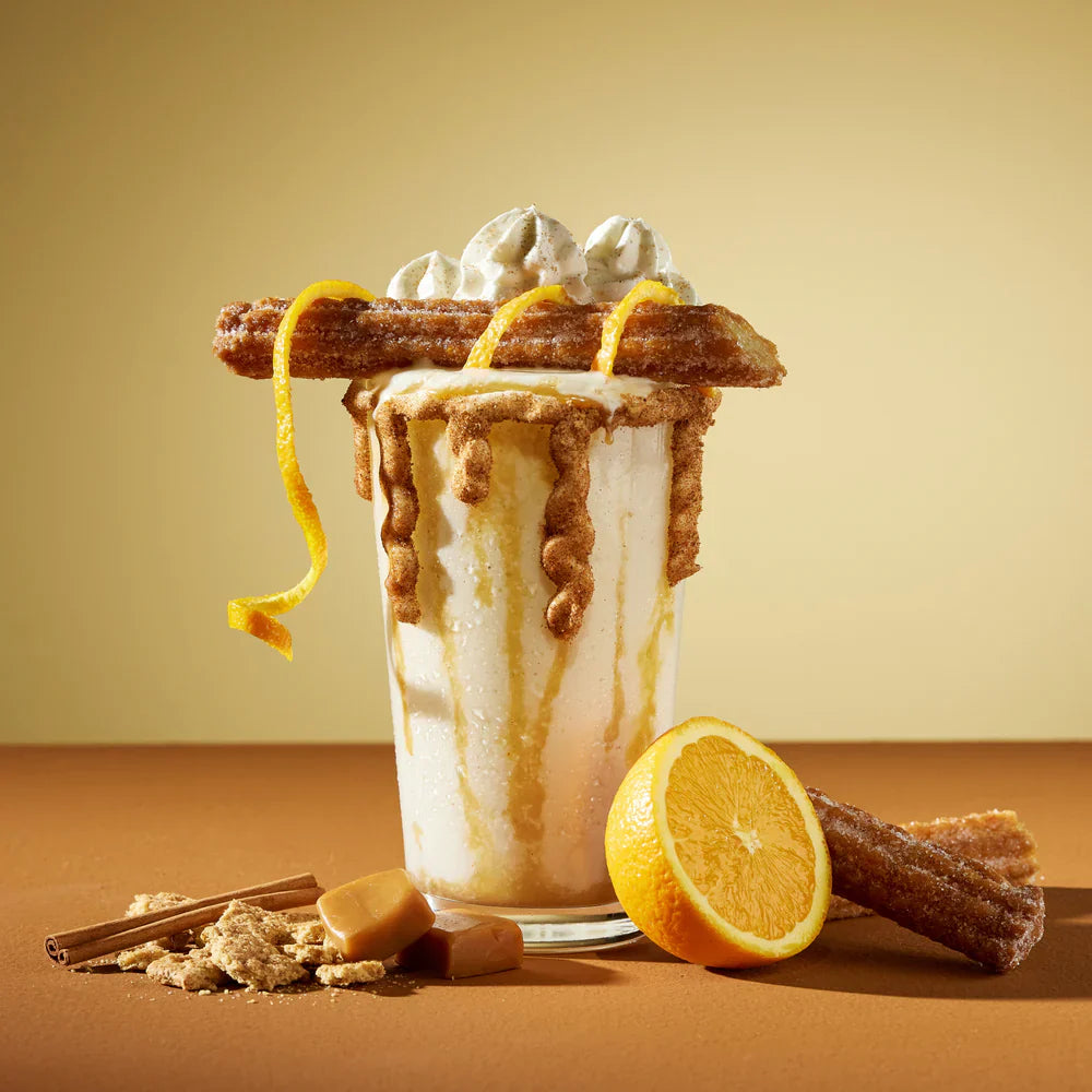 Caramel-Churro Cheesecake Frappe