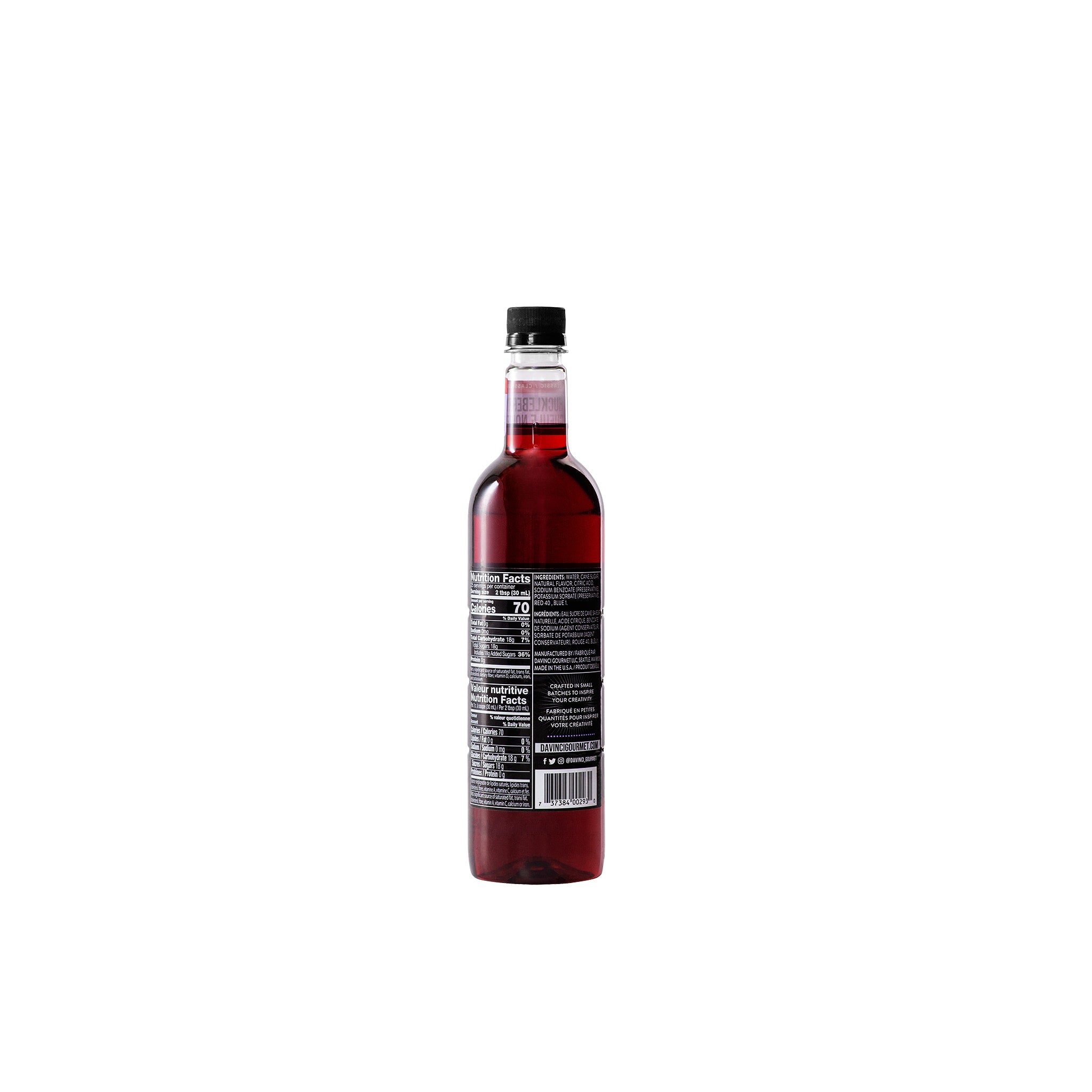 DaVinci Gourmet Classic Huckleberry Syrup