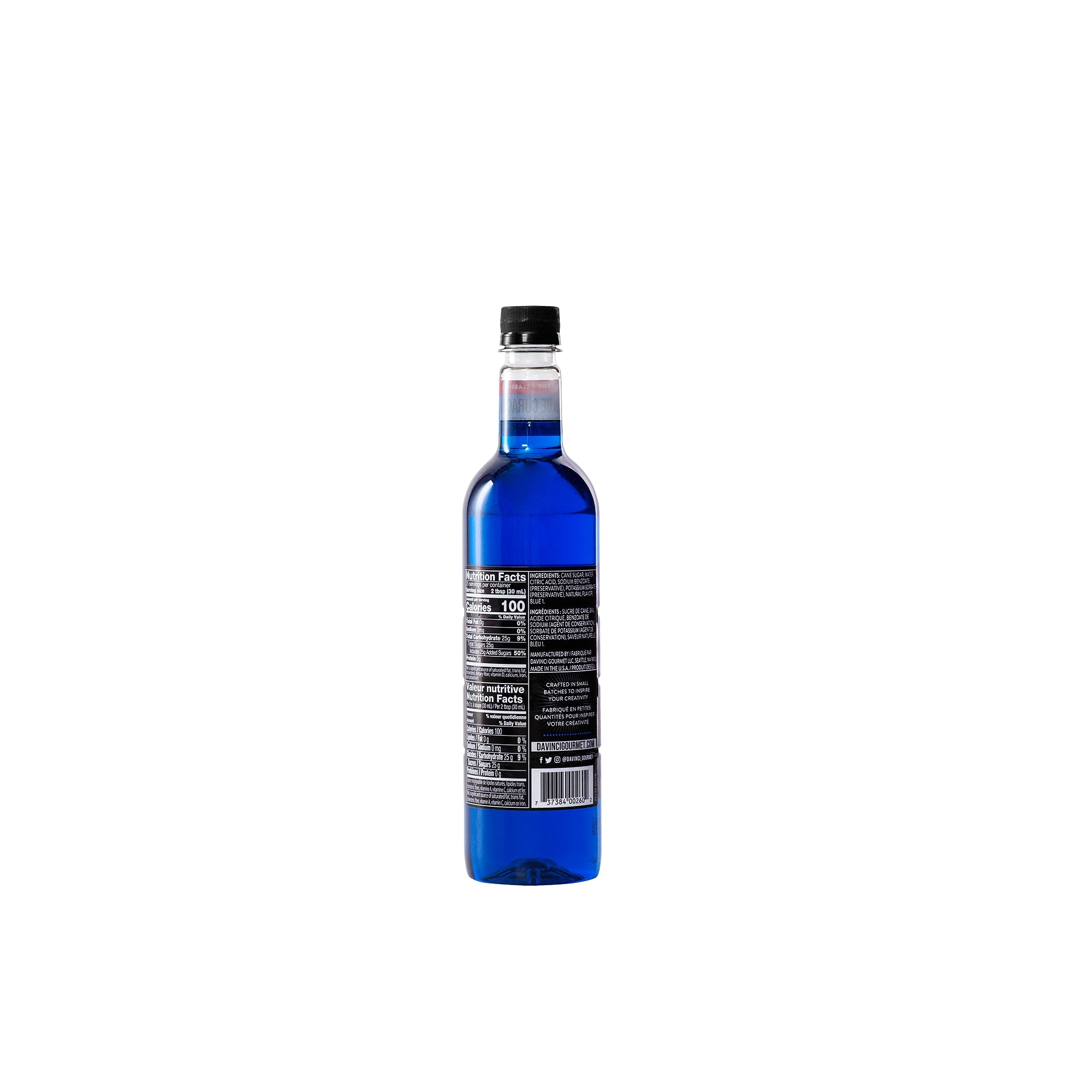 DaVinci Gourmet Classic Blue Curacao Syrup