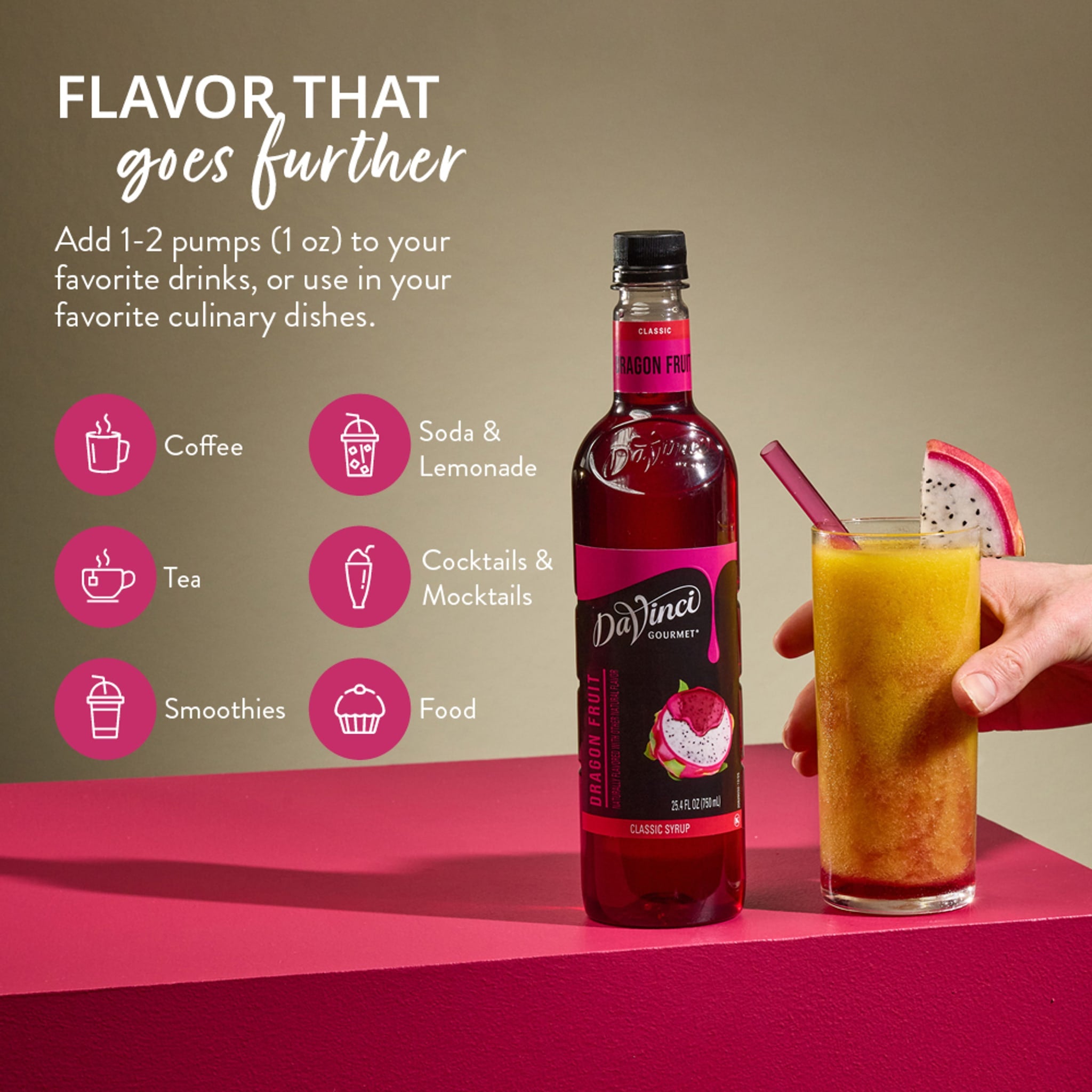 DaVinci Gourmet Dragon Fruit Syrup
