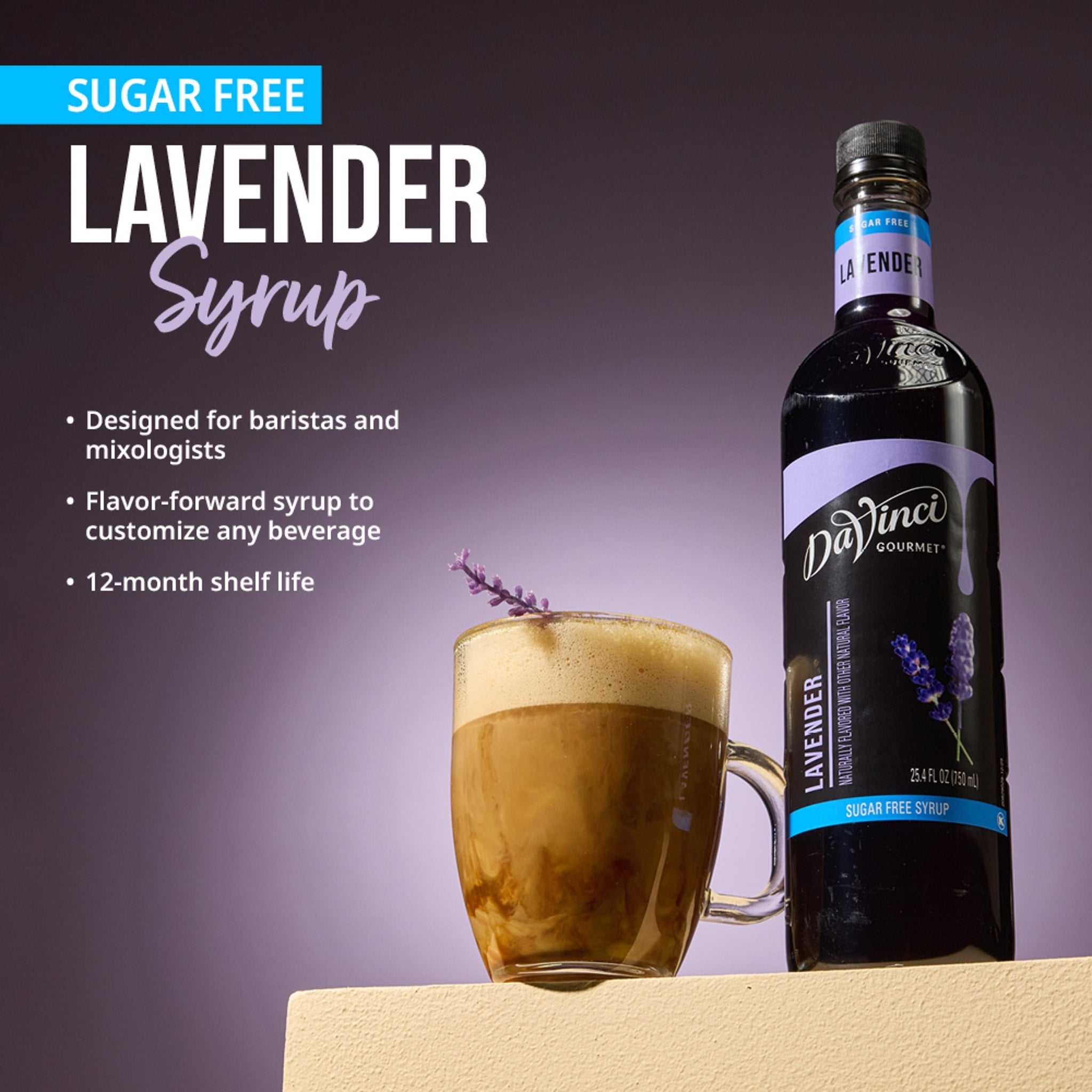 DaVinci Gourmet Sugar-Free Lavender Syrup
