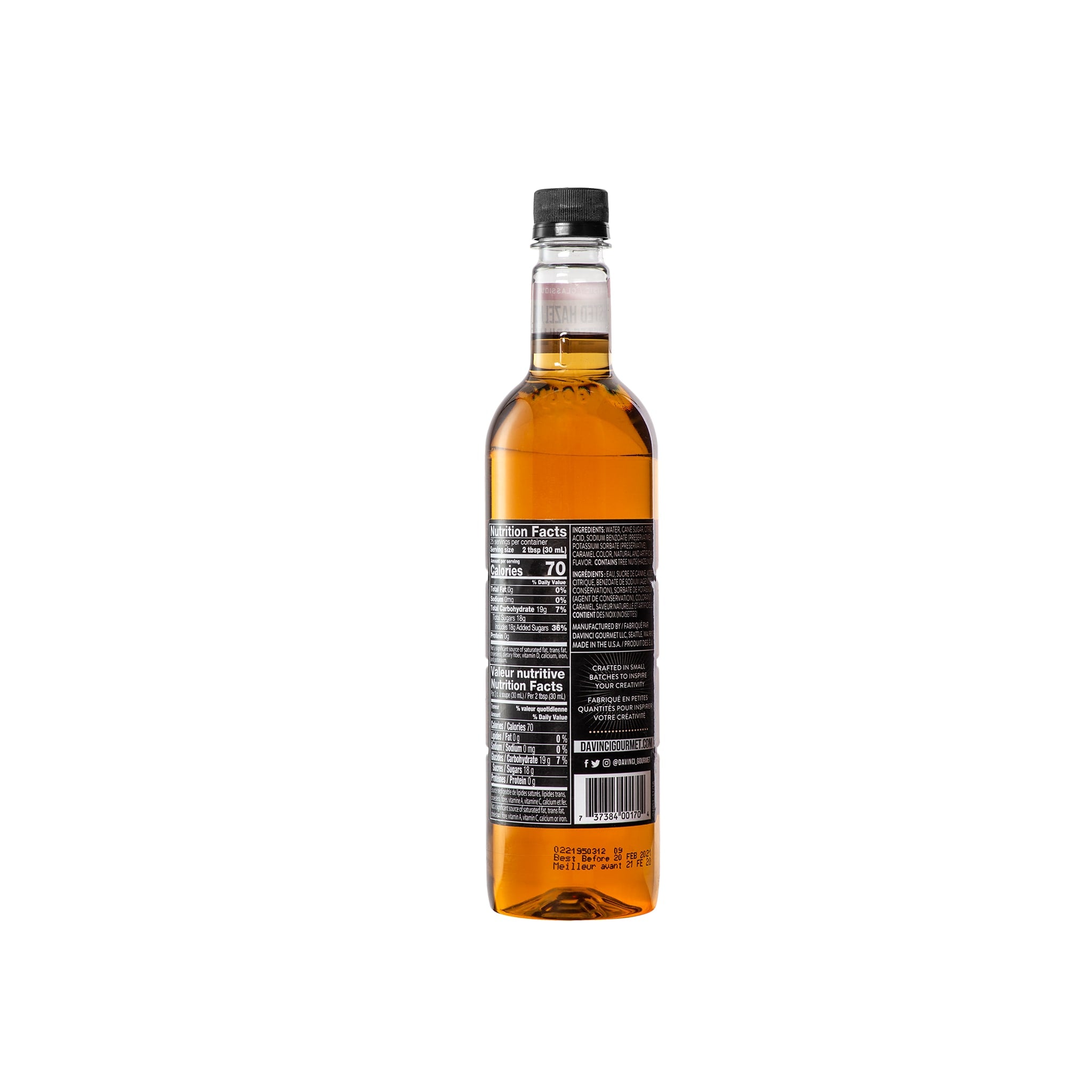 DaVinci Gourmet Classic Toasted Hazelnut Syrup