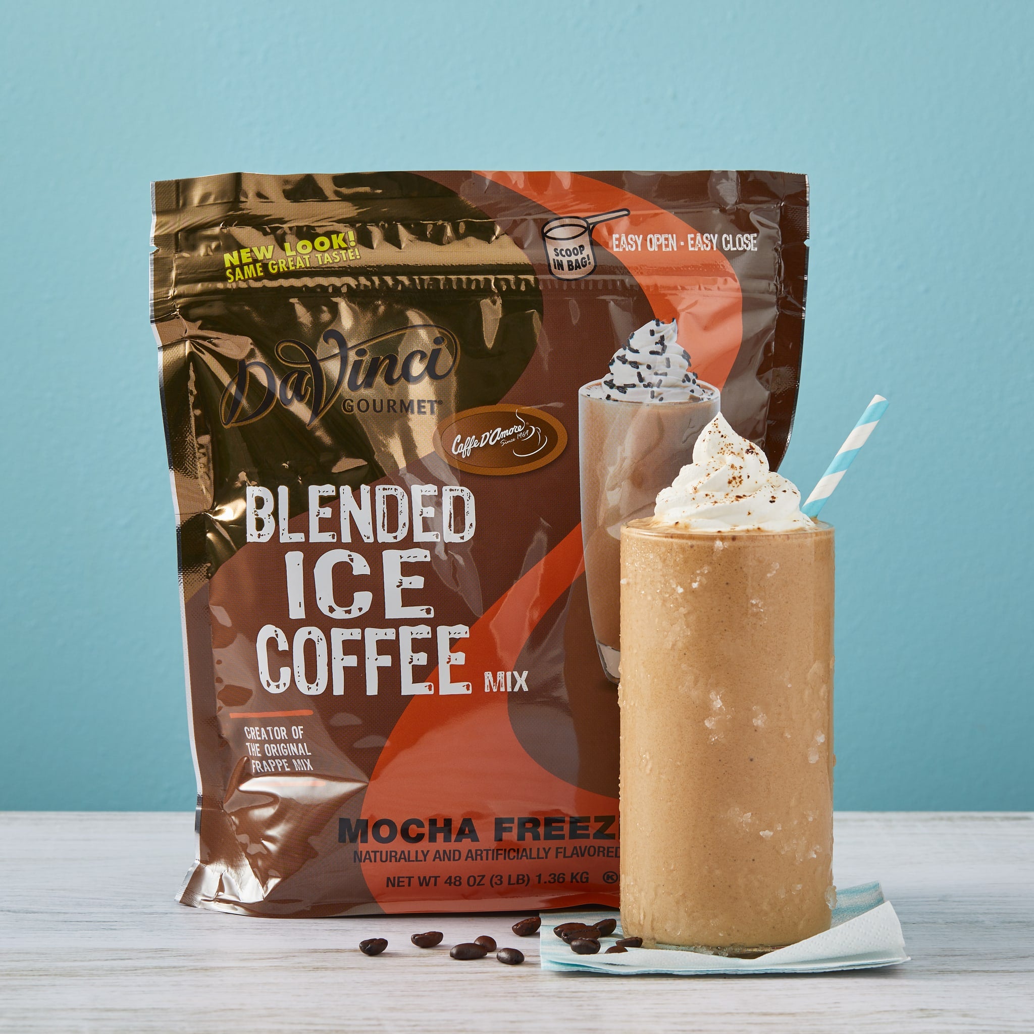 DaVinci Gourmet Mocha Freeze Blended Iced Coffee Mix