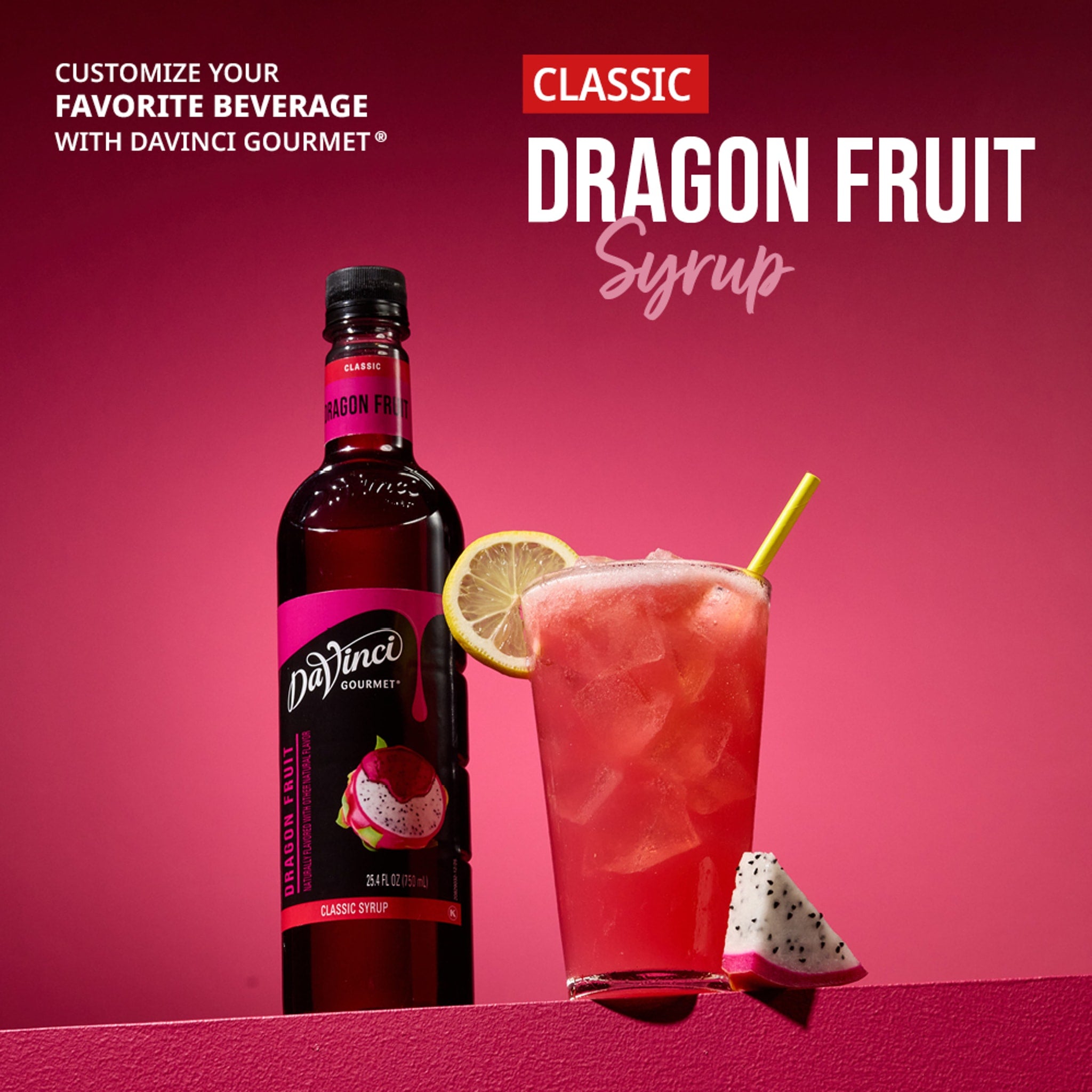 DaVinci Gourmet Dragon Fruit Syrup
