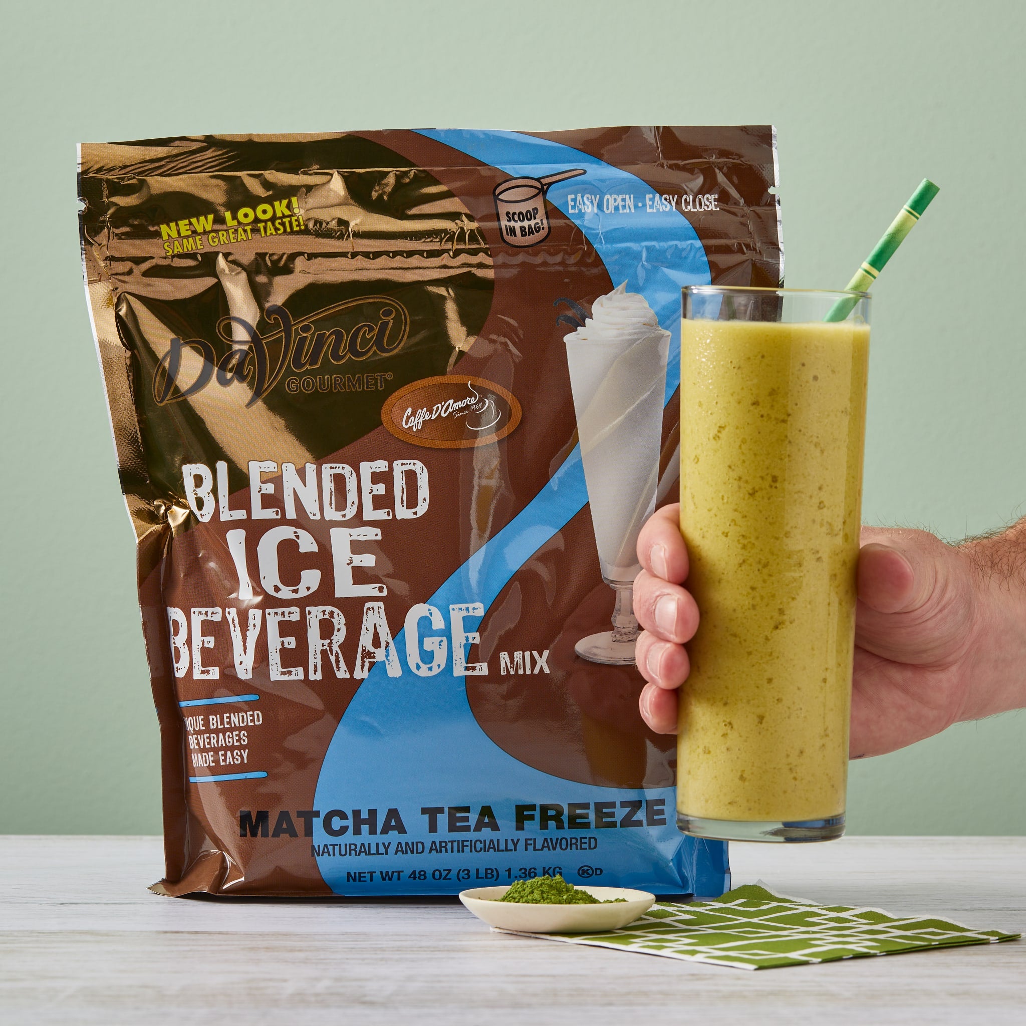 DaVinci Gourmet Matcha Green Tea Ice Blended Smoothie Mix