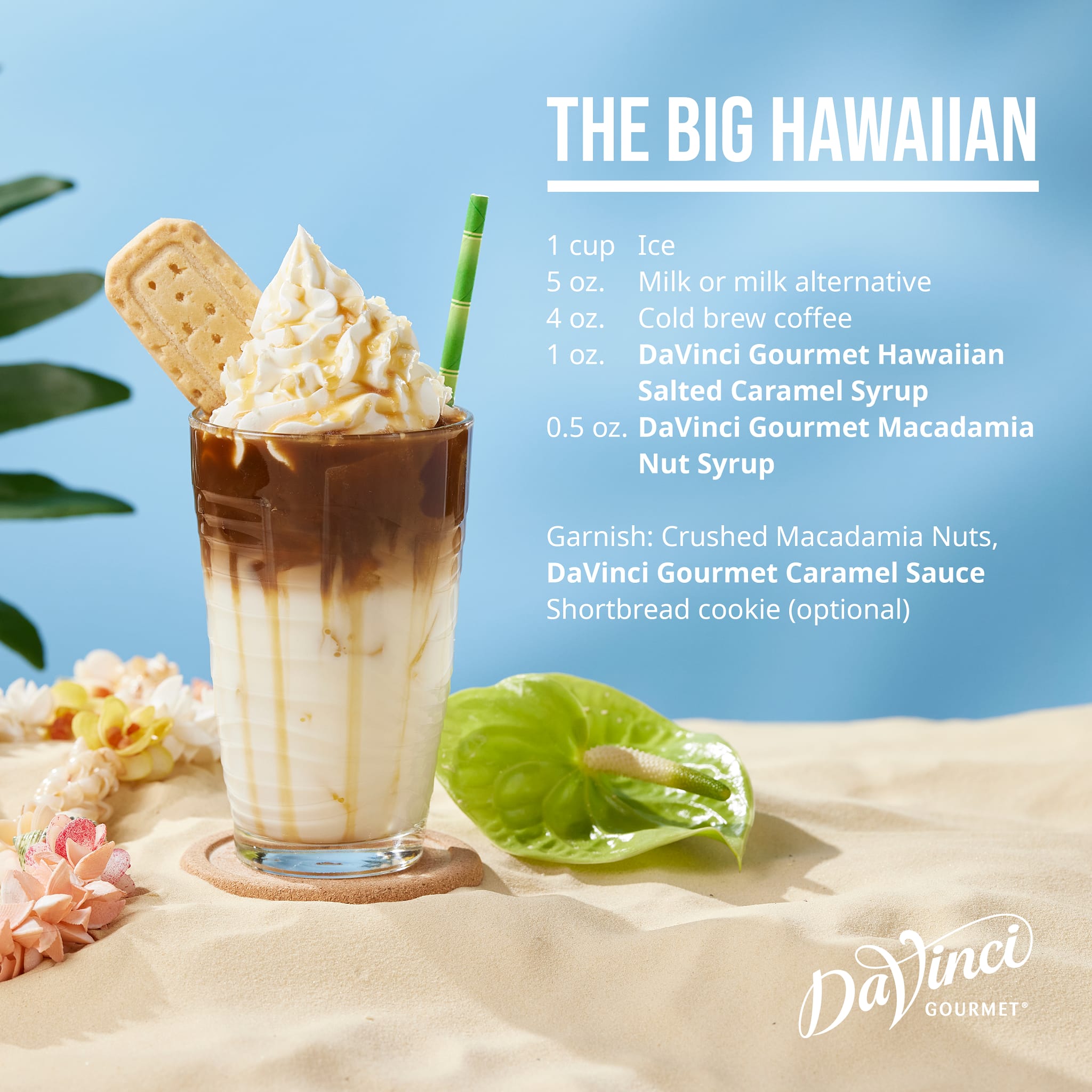 DaVinci Gourmet Naturals Hawaiian Salted Caramel Syrup