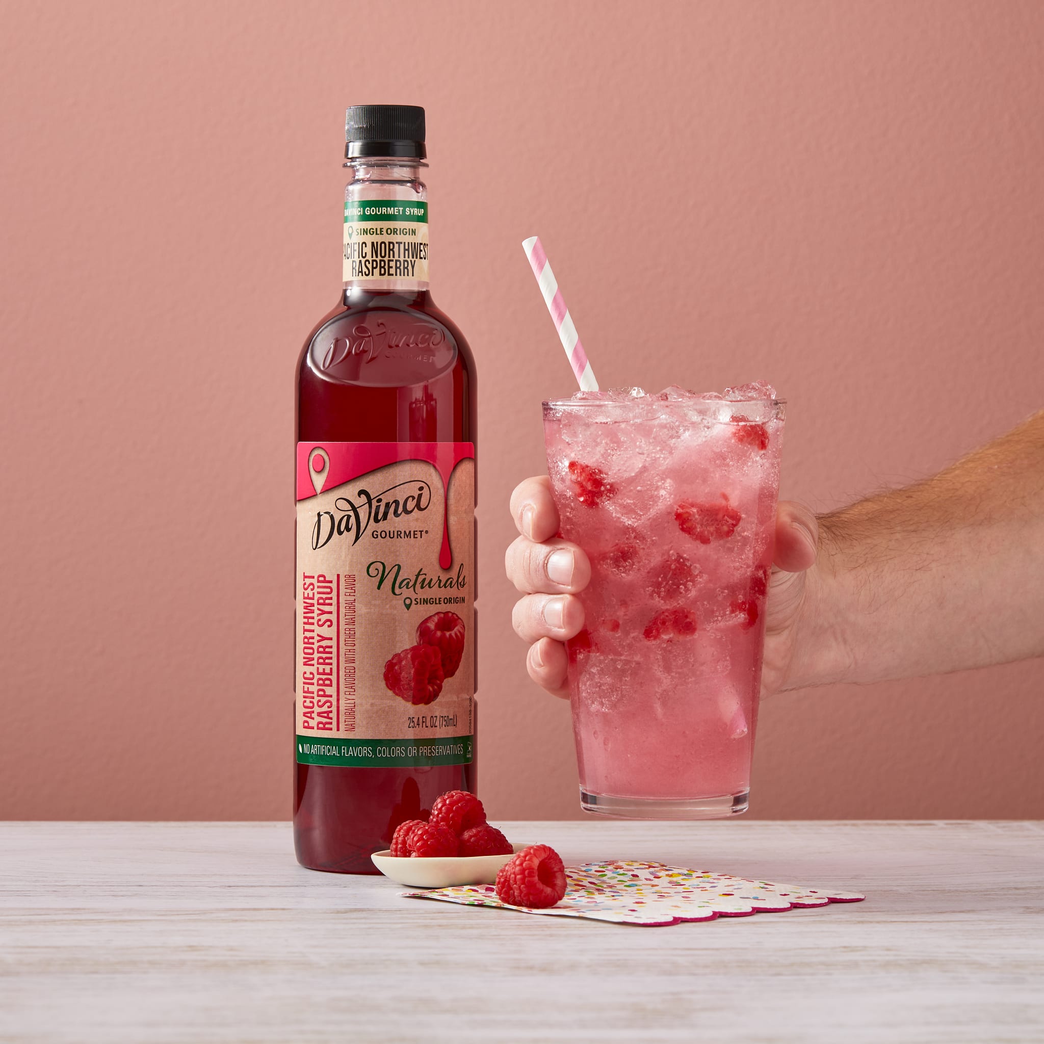 DaVinci Gourmet Naturals Pacific Northwest Raspberry Syrup