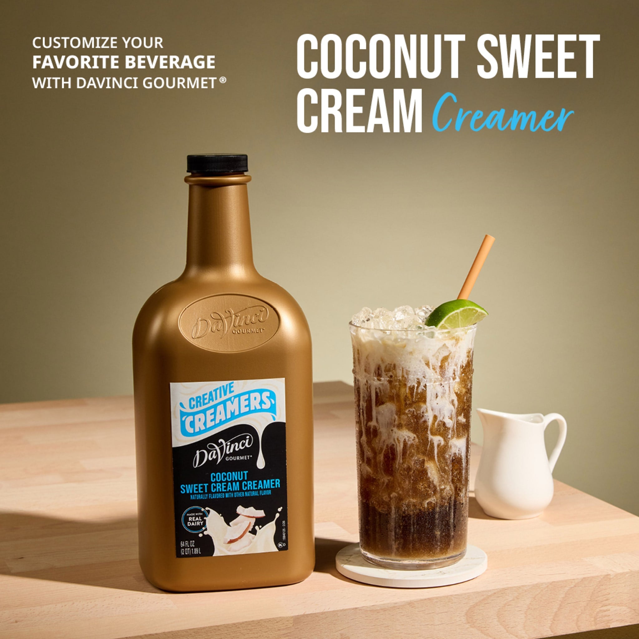 コンク1 Wクリーム2 DaVinci Gourmet Coconut Sweet Cream Creamer