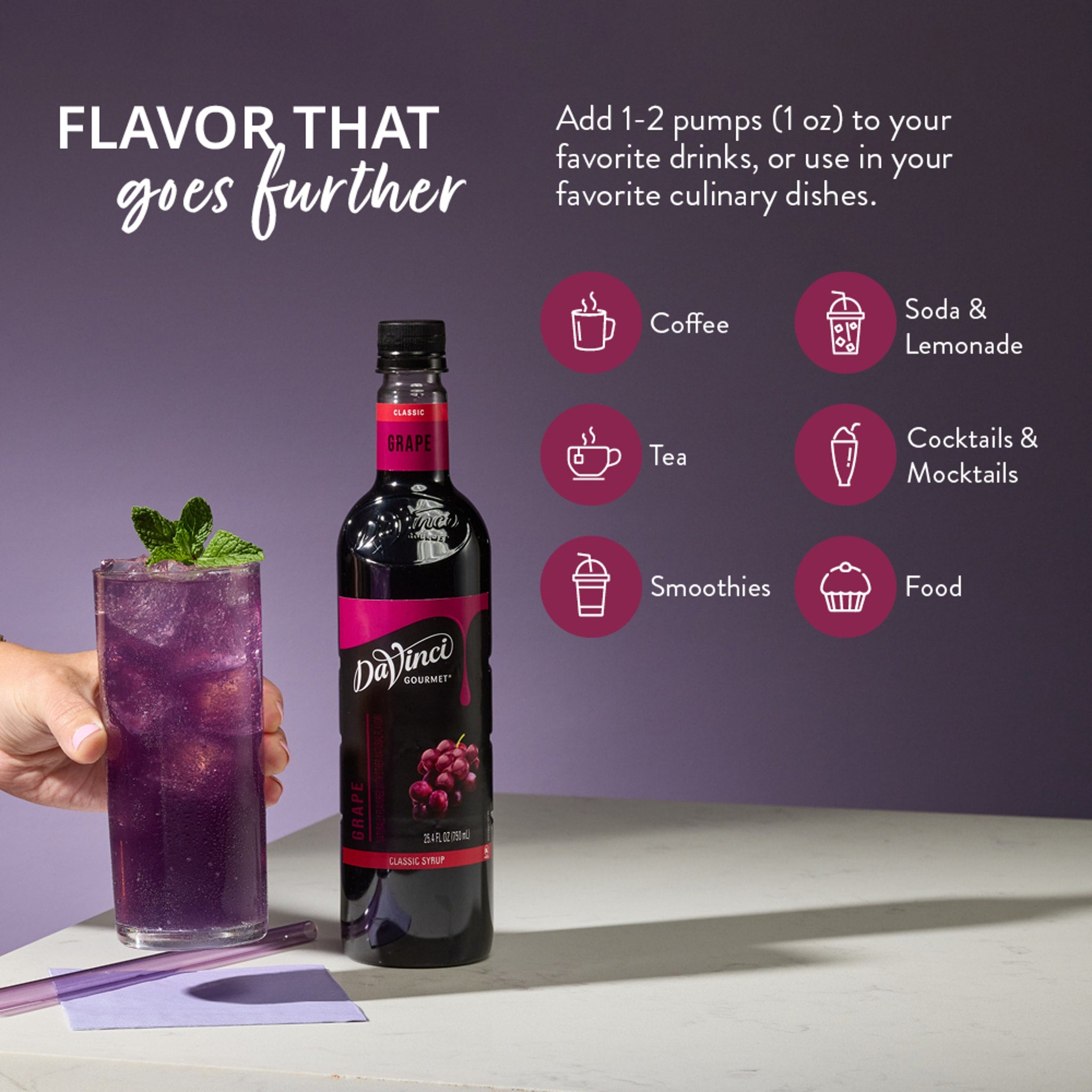 DaVinci Gourmet Grape Syrup