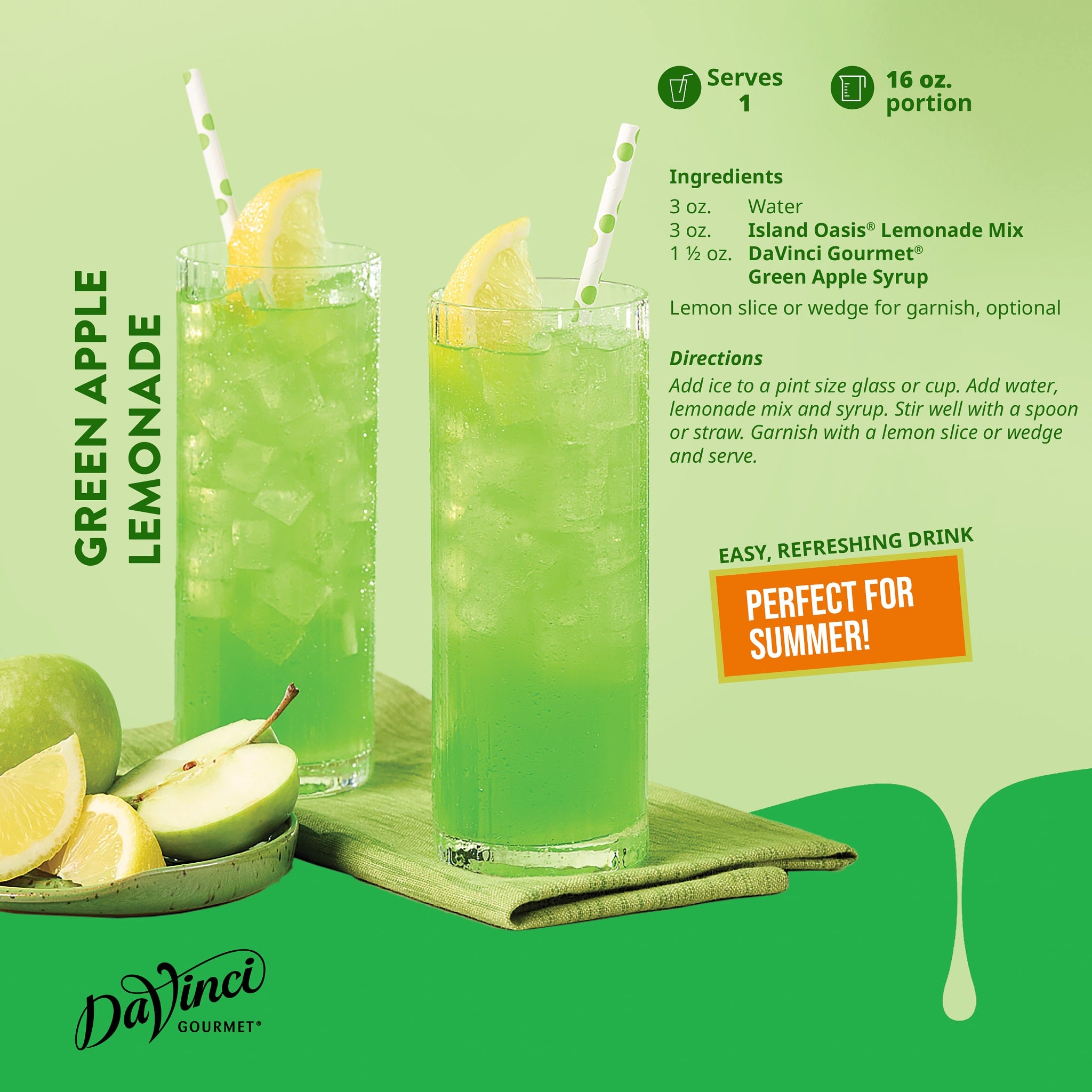 DaVinci Gourmet Green Apple Syrup